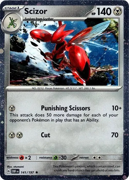 Scizor - Cosmos Holo