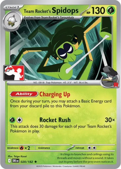 Team Rocket's Spidops - Cosmos Holo