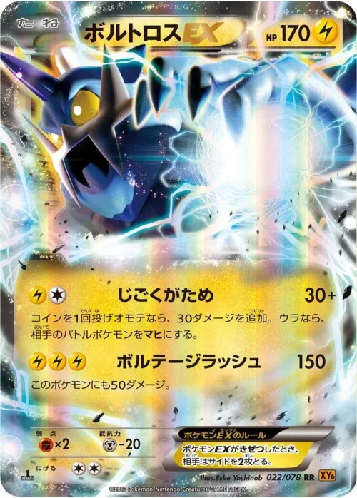 Thundurus EX - 1st Edition Holo
