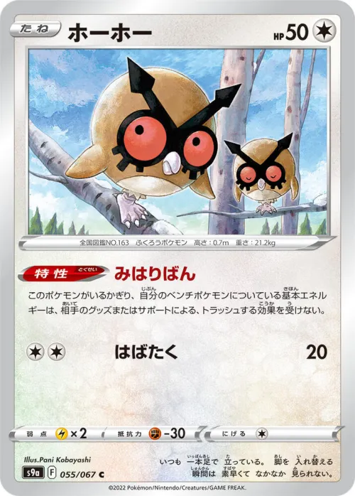 Hoothoot - Poke Ball Pattern