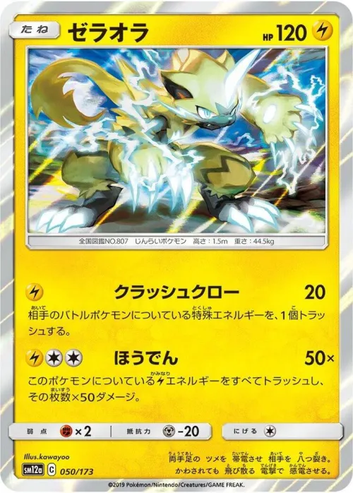 Zeraora - Mirror Holo