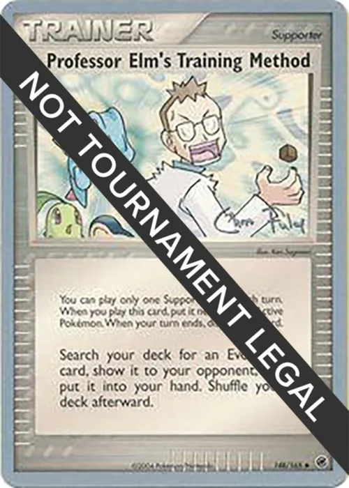 Professor Elm's Training Method - 2004 Kevin Nguyen