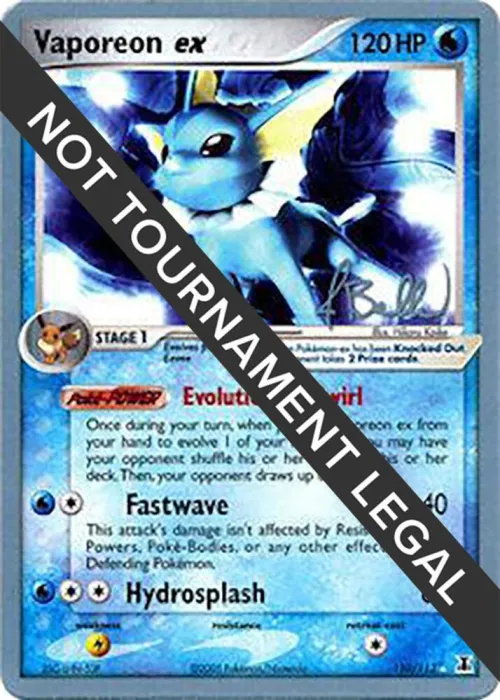 Vaporeon ex - 2007 Jun Hasebe