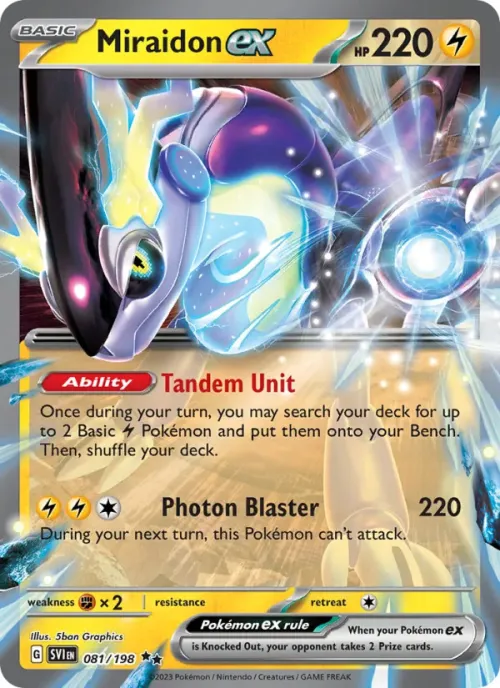 Miraidon ex - 2024 Jesse Parker Gold Signatu