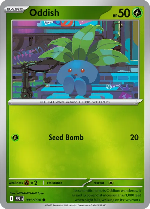 Oddish - Reverse Holo
