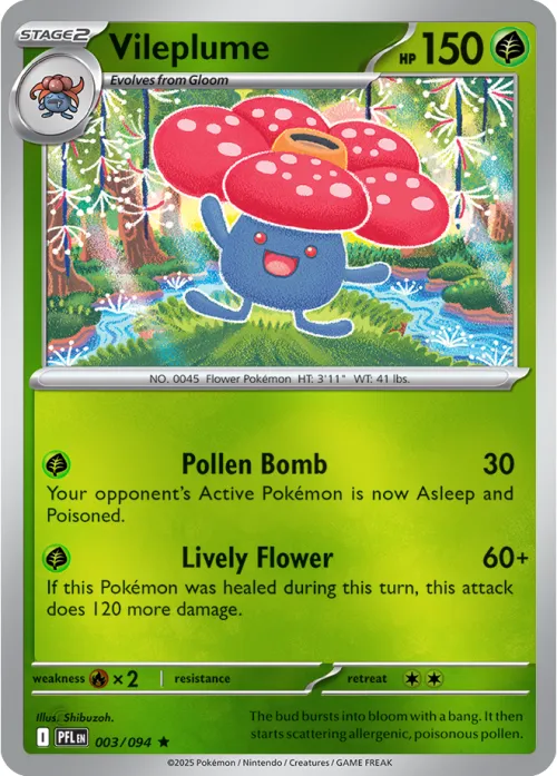Vileplume - Reverse Holo