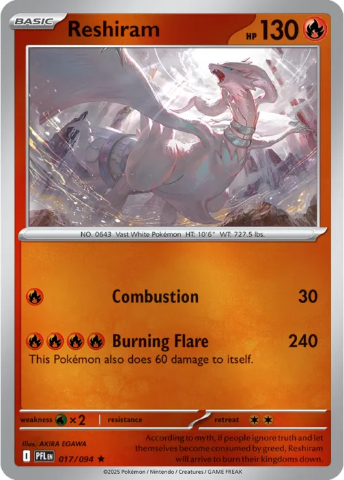 Reshiram - Reverse Holo