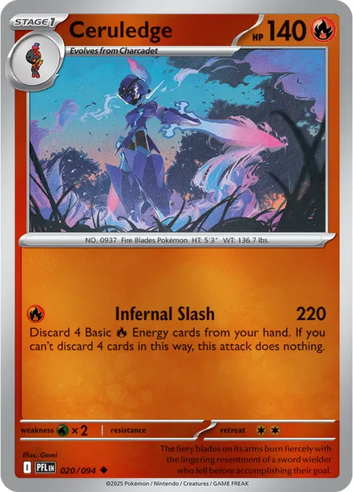 Ceruledge - Reverse Holo