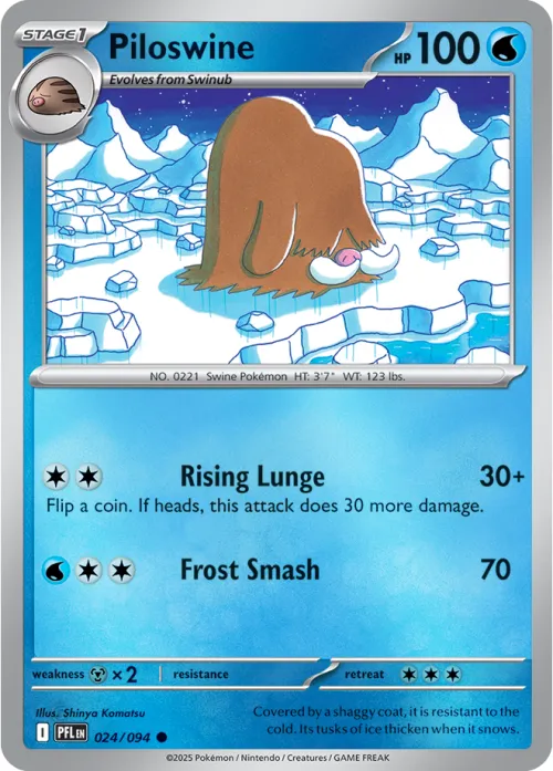Piloswine - Reverse Holo