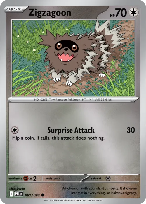 Zigzagoon - Reverse Holo