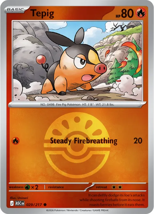 Tepig - Friend Ball