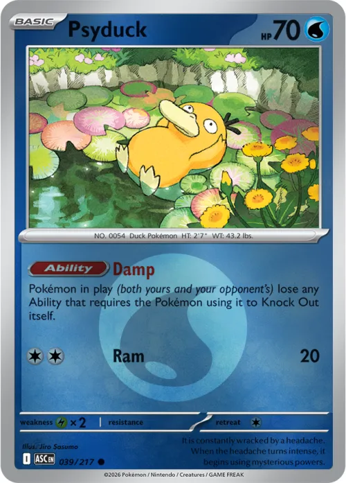 Psyduck - Energy Symbol Pattern
