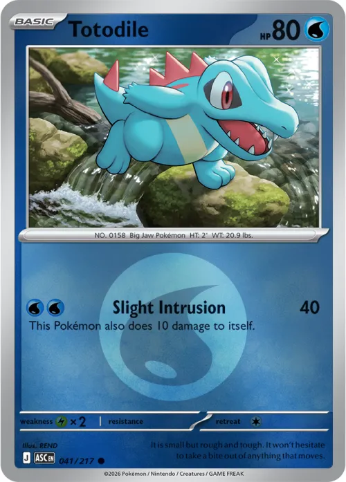 Totodile - Energy Symbol Pattern