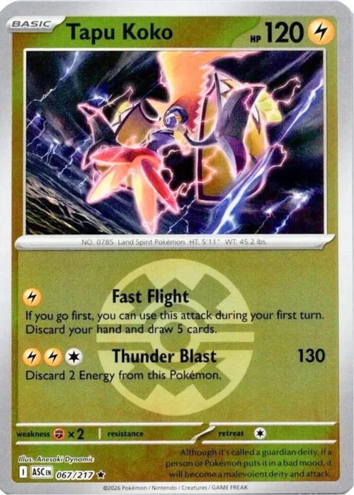 Tapu Koko - Quick Ball
