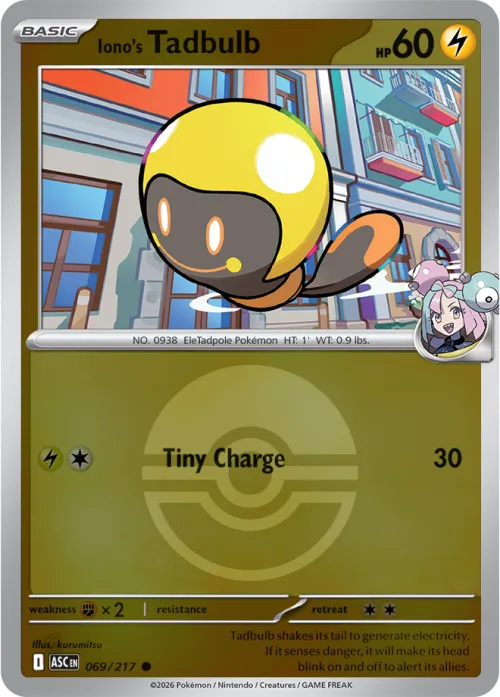 Iono's Tadbulb - Poke Ball