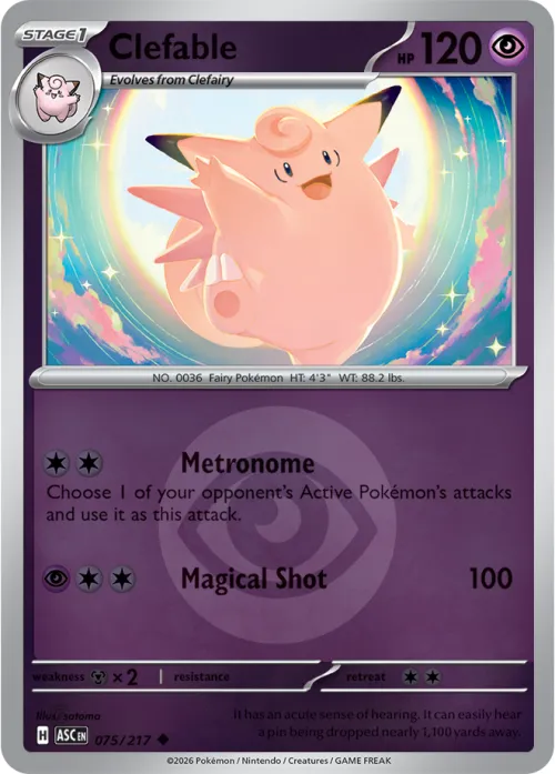 Clefable - Energy Symbol Pattern