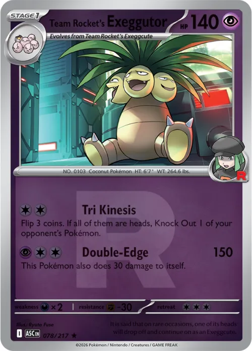 Team Rocket's Exeggutor - Team Rocket