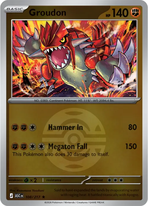 Groudon - Dusk Ball