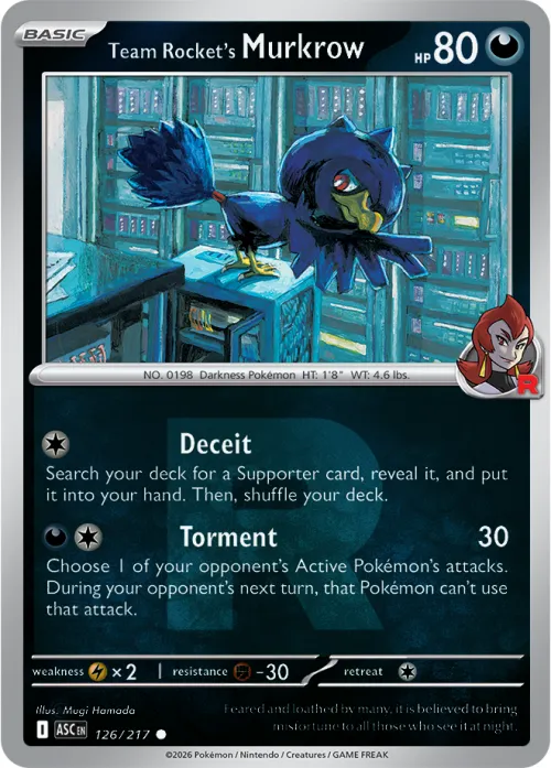 Team Rocket's Murkrow - Team Rocket