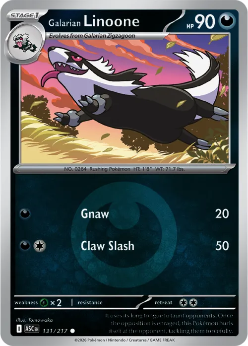 Galarian Linoone - Energy Symbol Pattern