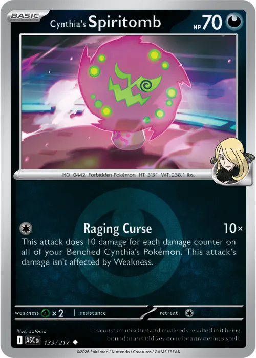 Cynthia's Spiritomb - Energy Symbol Pattern