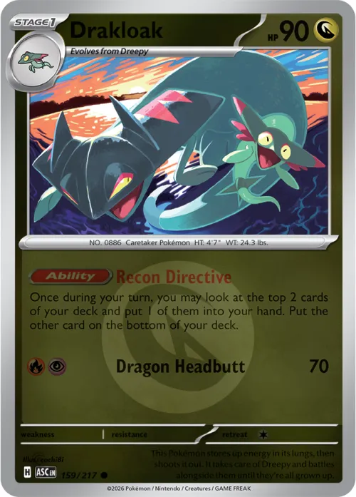 Drakloak - Energy Symbol Pattern