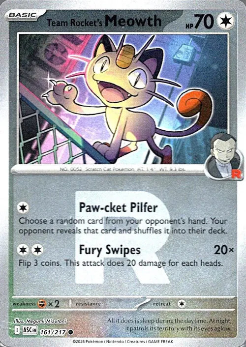 Team Rocket's Meowth - Team Rocket