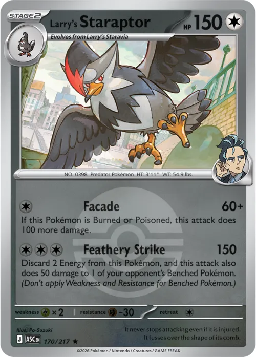 Larry's Staraptor - Poke Ball