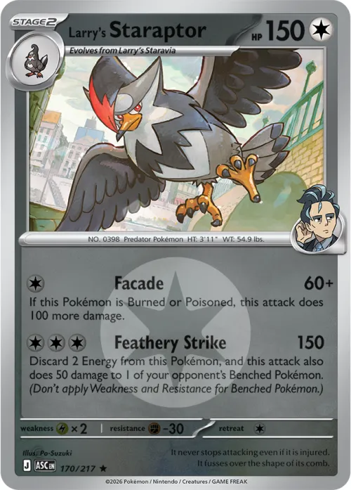 Larry's Staraptor - Energy Symbol Pattern