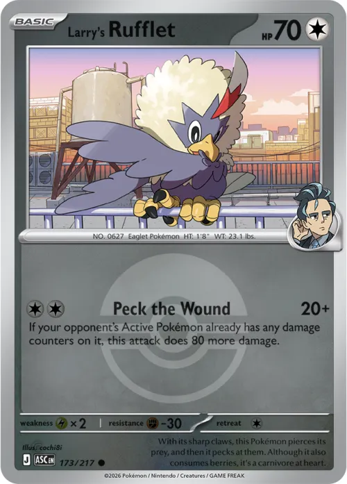 Larry's Rufflet - Poke Ball