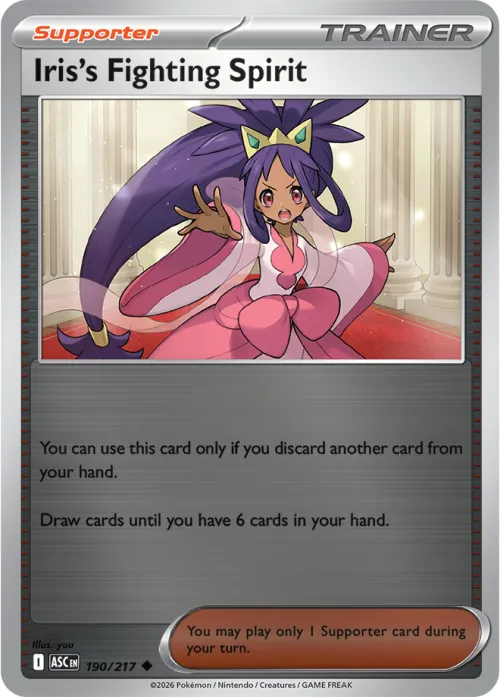 Iris's Fighting Spirit - Reverse Holo
