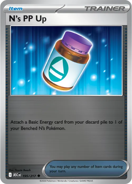 N's PP Up - Reverse Holo