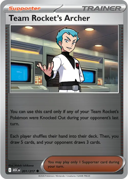 Team Rocket's Archer - Reverse Holo