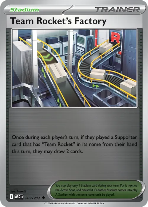 Team Rocket's Factory - Reverse Holo