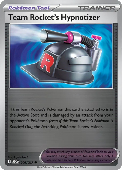 Team Rocket's Hypnotizer - Reverse Holo