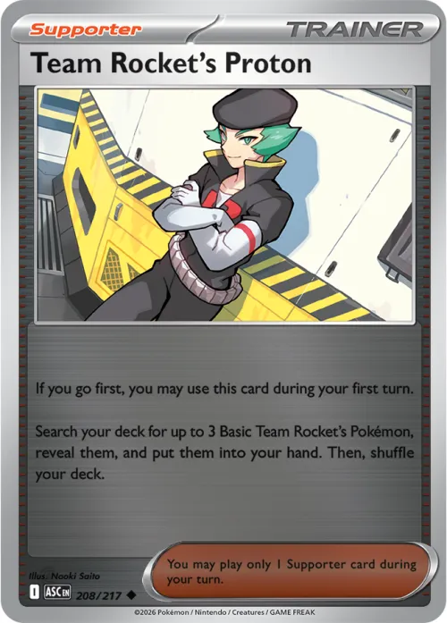 Team Rocket's Proton - Reverse Holo