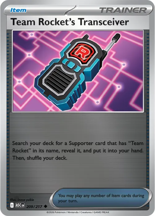 Team Rocket's Transceiver - Reverse Holo