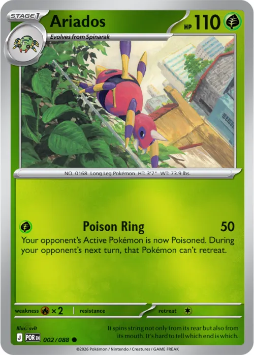 Ariados - Reverse Holo