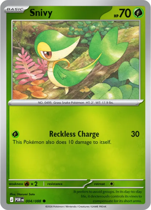 Snivy - Reverse Holo
