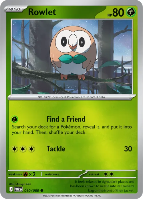 Rowlet - Reverse Holo