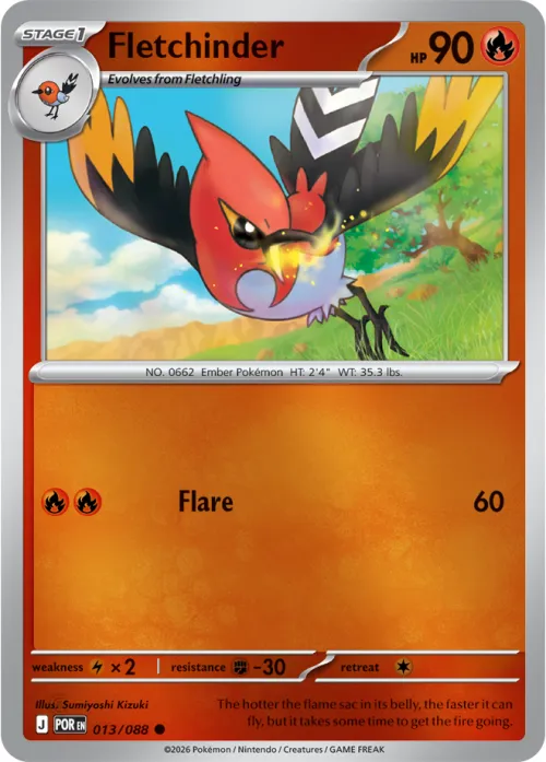 Fletchinder - Reverse Holo