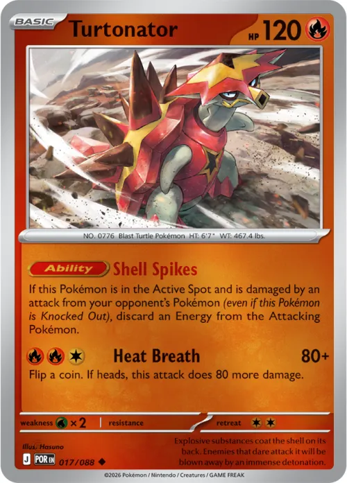 Turtonator - Reverse Holo