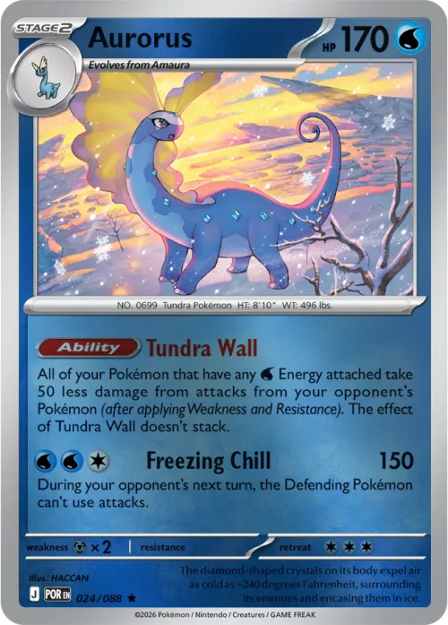 Aurorus - Reverse Holo