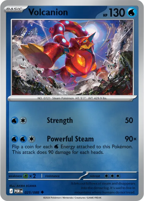 Volcanion - Reverse Holo