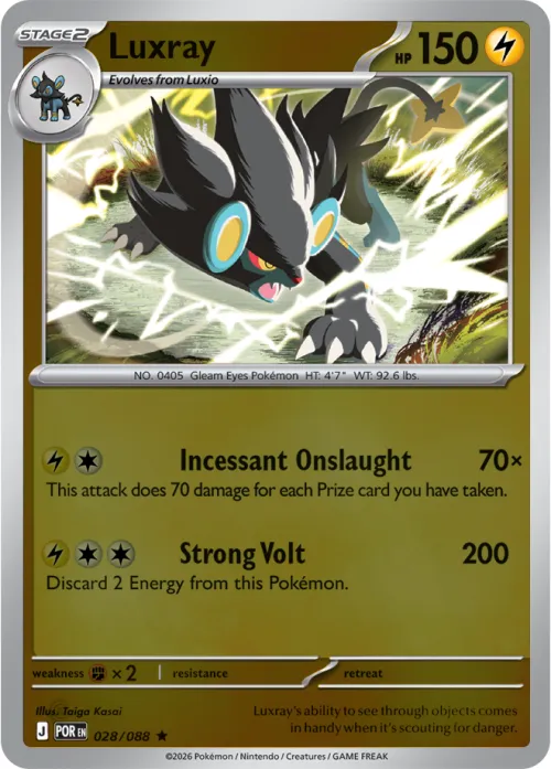 Luxray - Reverse Holo