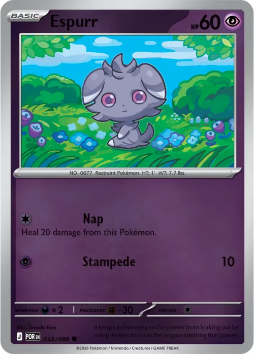 Espurr - Reverse Holo