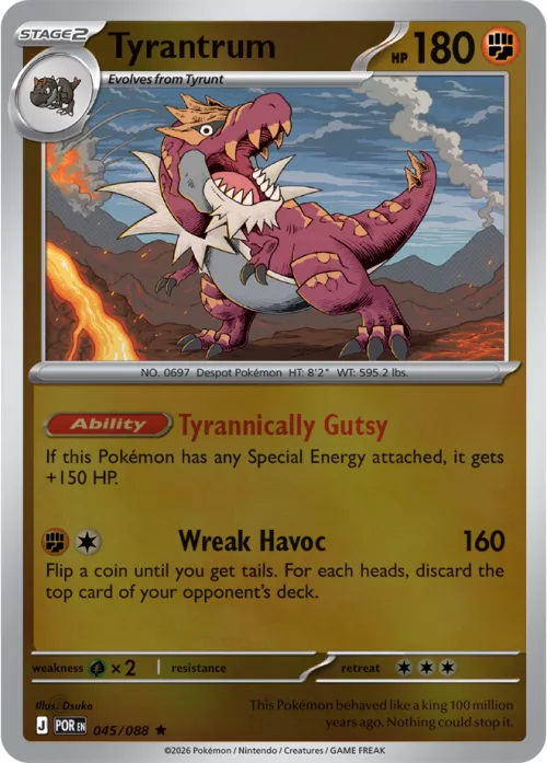 Tyrantrum - Reverse Holo