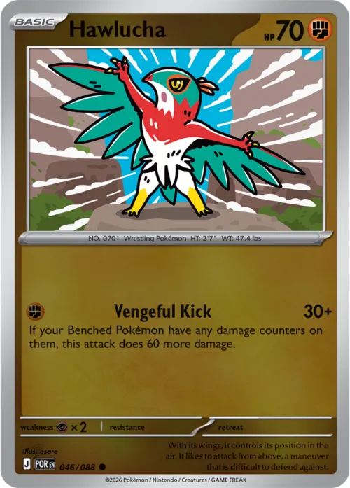 Hawlucha - Reverse Holo