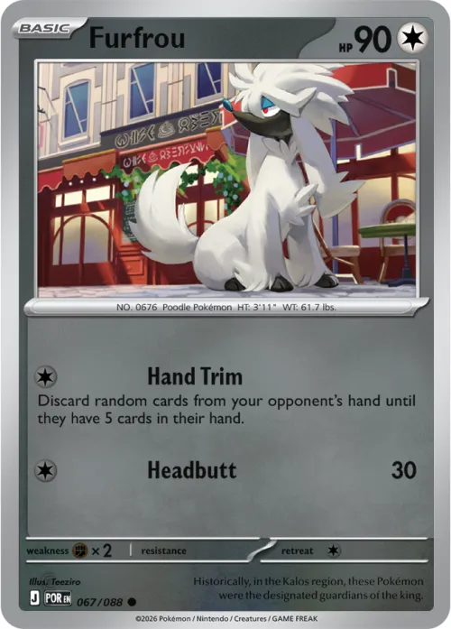 Furfrou - Reverse Holo