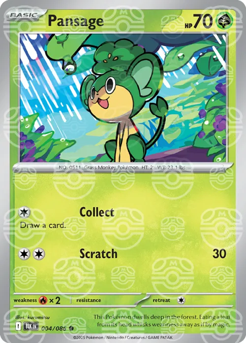 Pansage - Master Ball Pattern